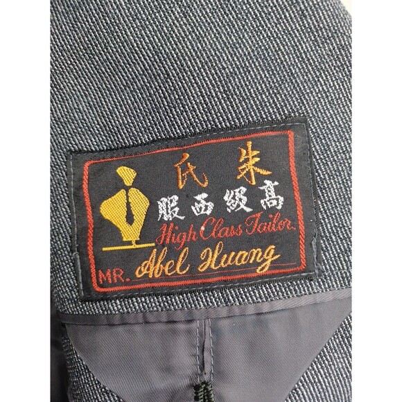 High Class Tailor Mens Blazer Jacket Sport Coat Gray Sz 38R - Picture 8 of 8